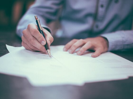 Une signature manuscrite