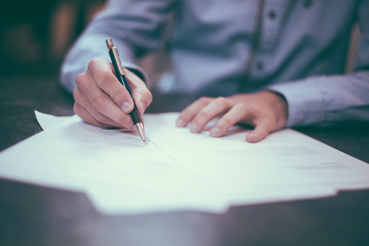Une signature manuscrite