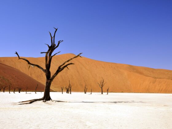 sky sand blue desert