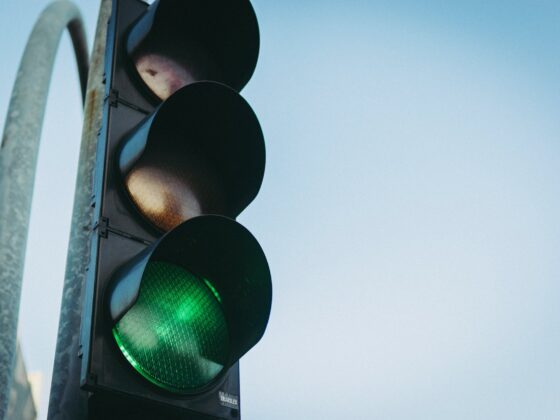 black traffic light