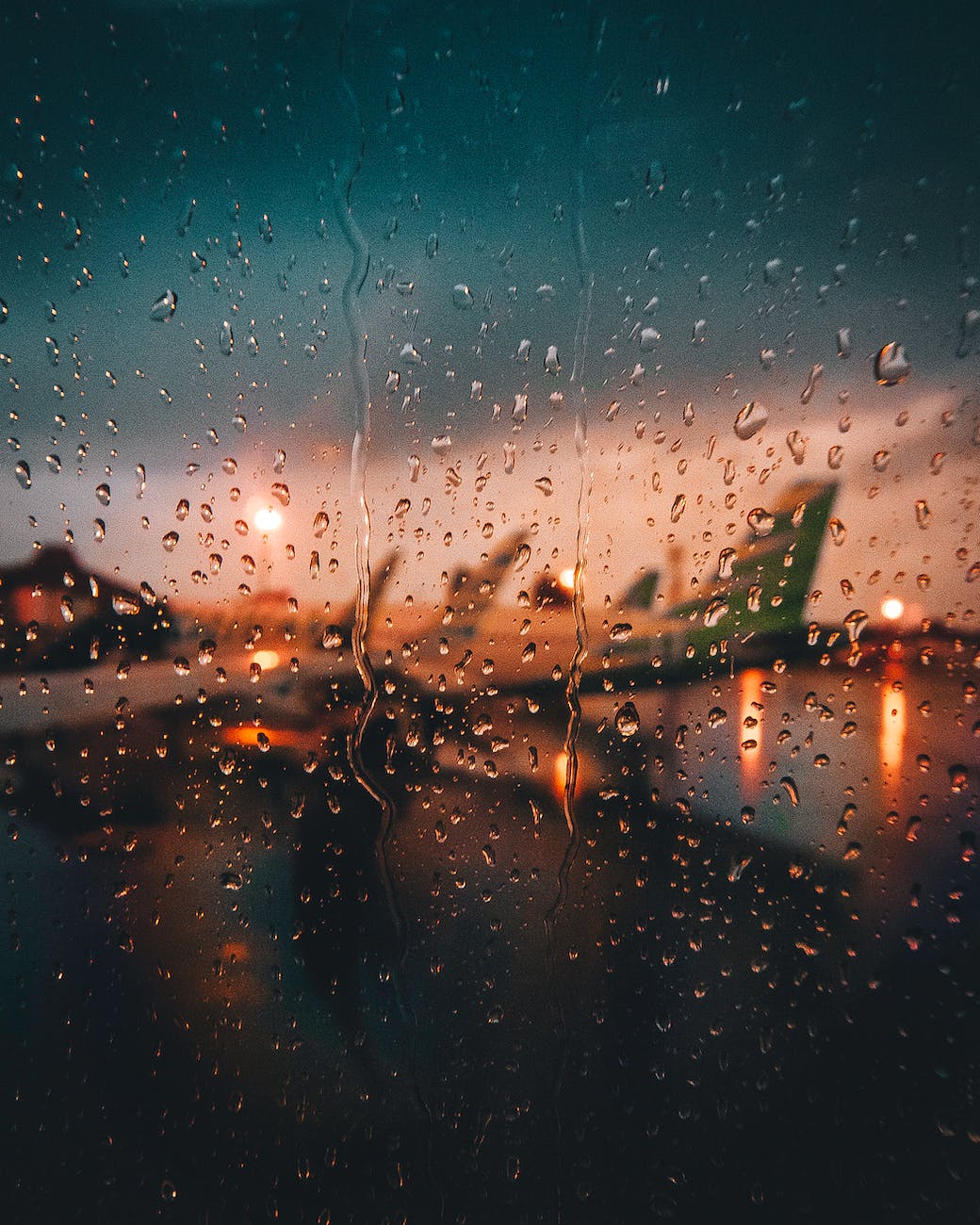 photo of rain drops