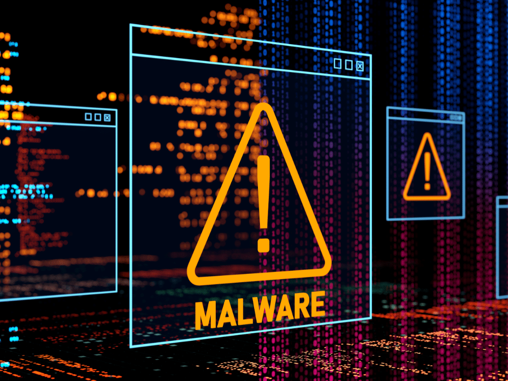 un alerte malware dans des fenêtres