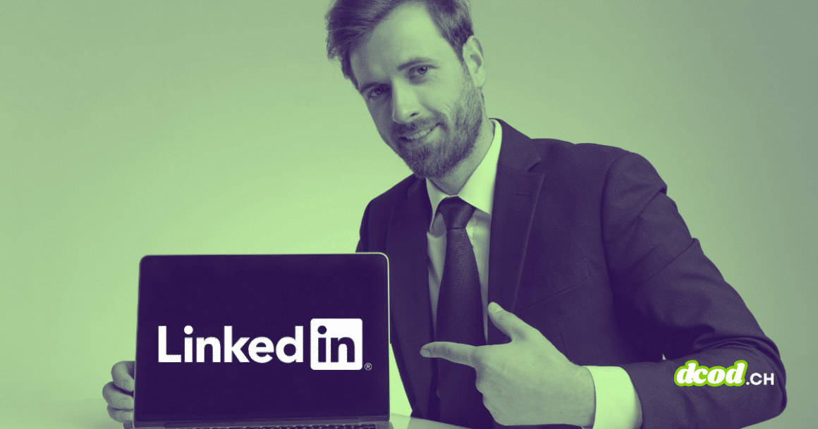 Illustration d'un homme en costume pointant un écran d'ordinateur affichant le logo LinkedIn, illustrant la cyberattaque de la Corée du Nord où le groupe UNC2970 piège les chercheurs en sécurité via de fausses offres LinkedIn.