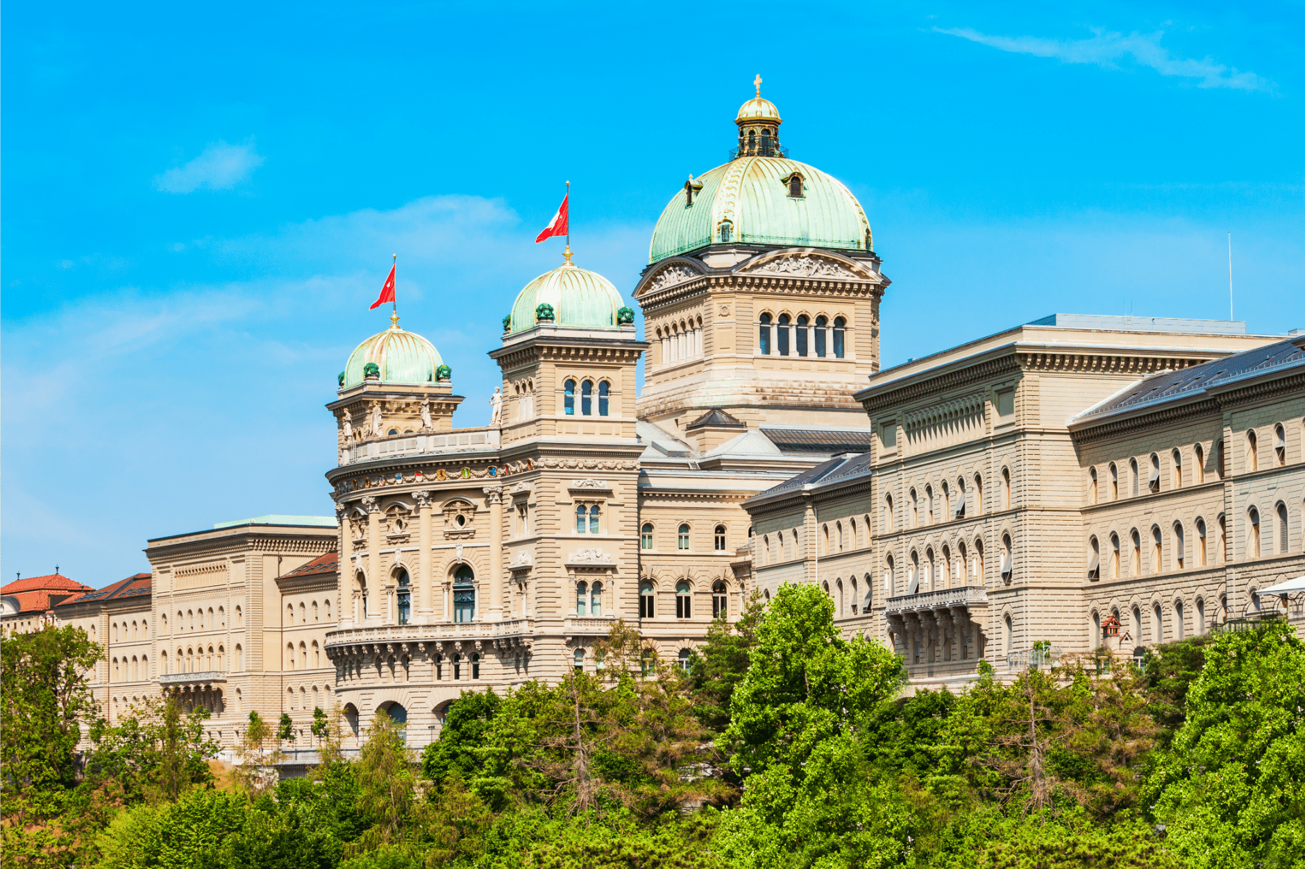 Une photo du Palais fédéral Suisse à Berne