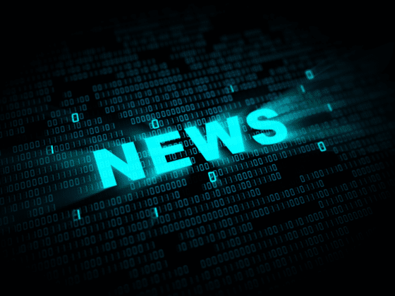 Une mention news sur un fond de 0 et de 1