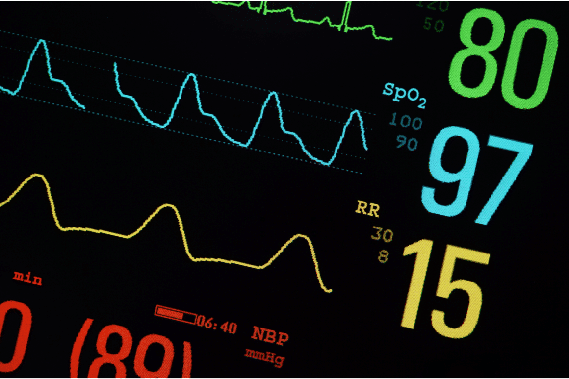 Un affichage de controlling des variable de santé