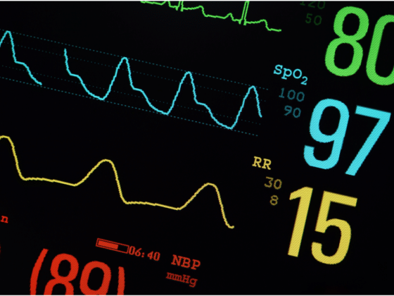 Un affichage de controlling des variable de santé