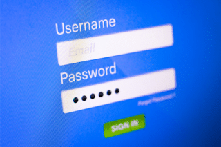Une mire de login mot de passe