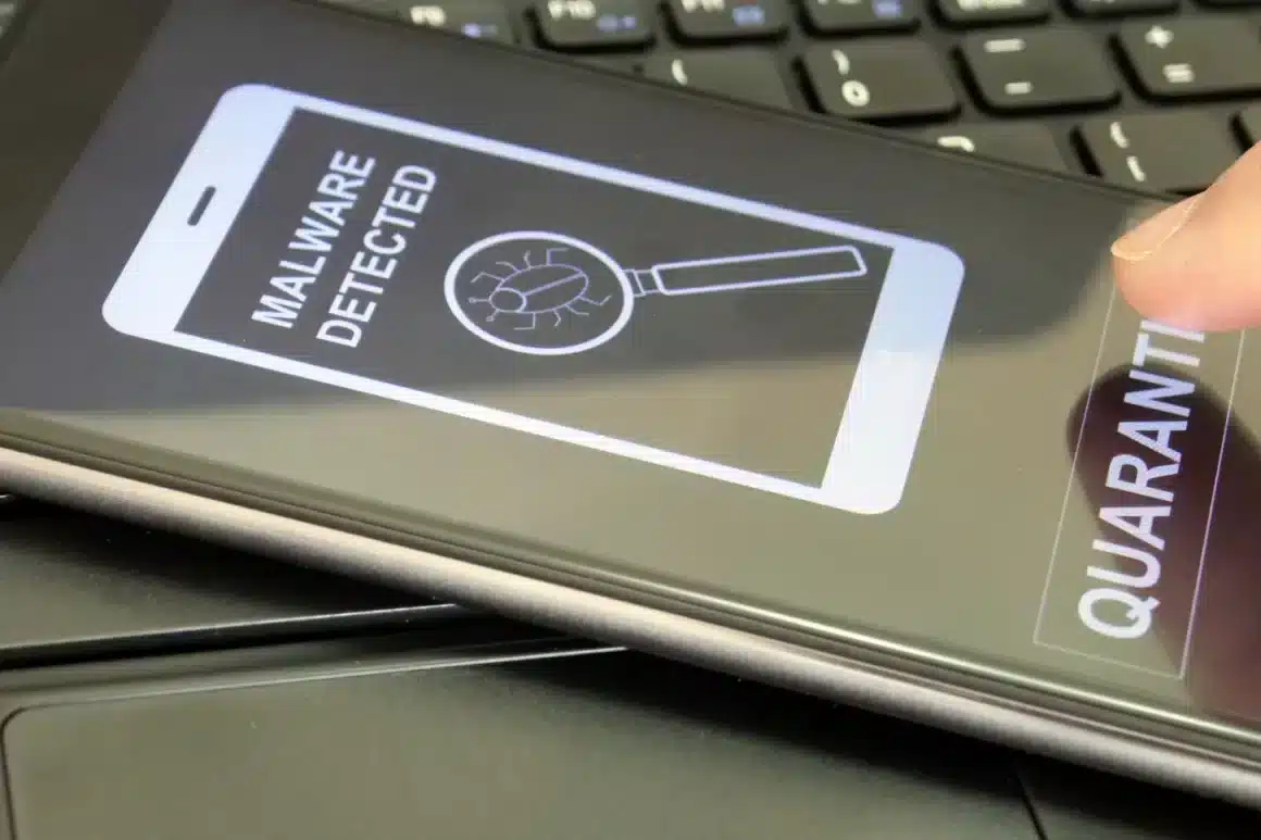 Un malware détecté sur un mobile