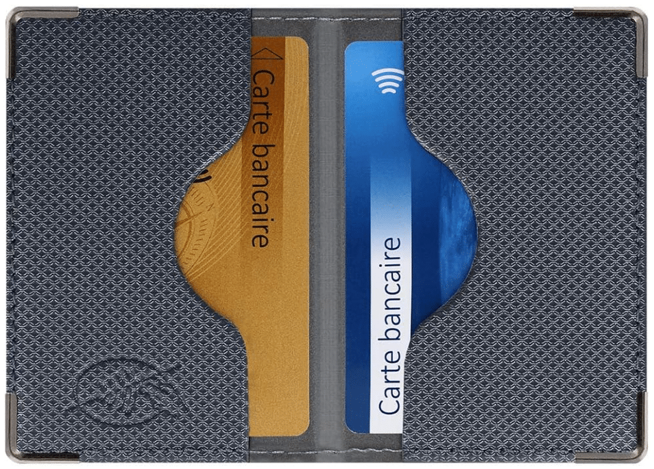 Etui 2 Cartes bancaires blindé (Anti-RFID)