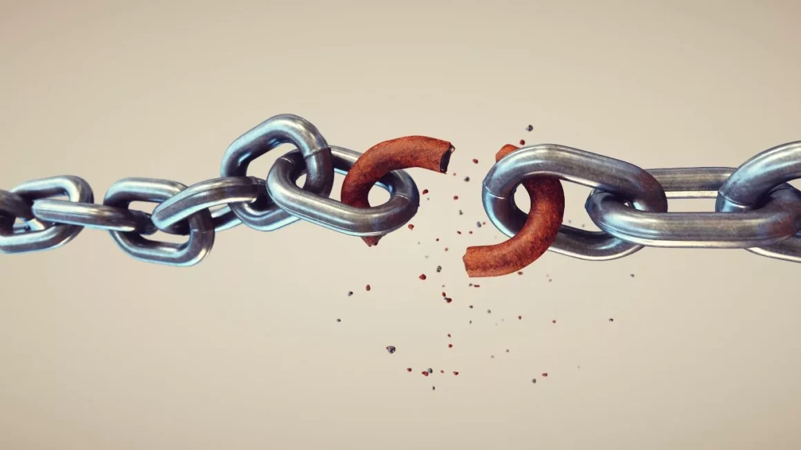Une chaine qui se brise