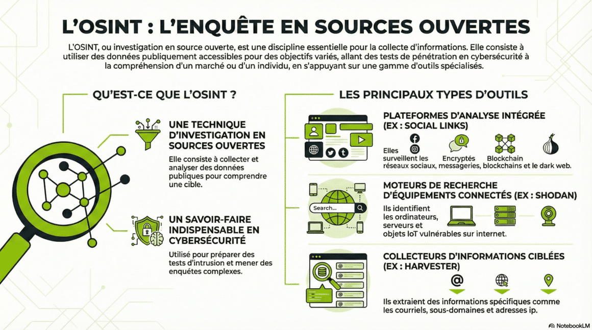 OSINT : un outil essentiel pour renforcer la cybersécurité à l’ère de l’IA 8 L'OSINT : Enquête en Sources Ouvertes