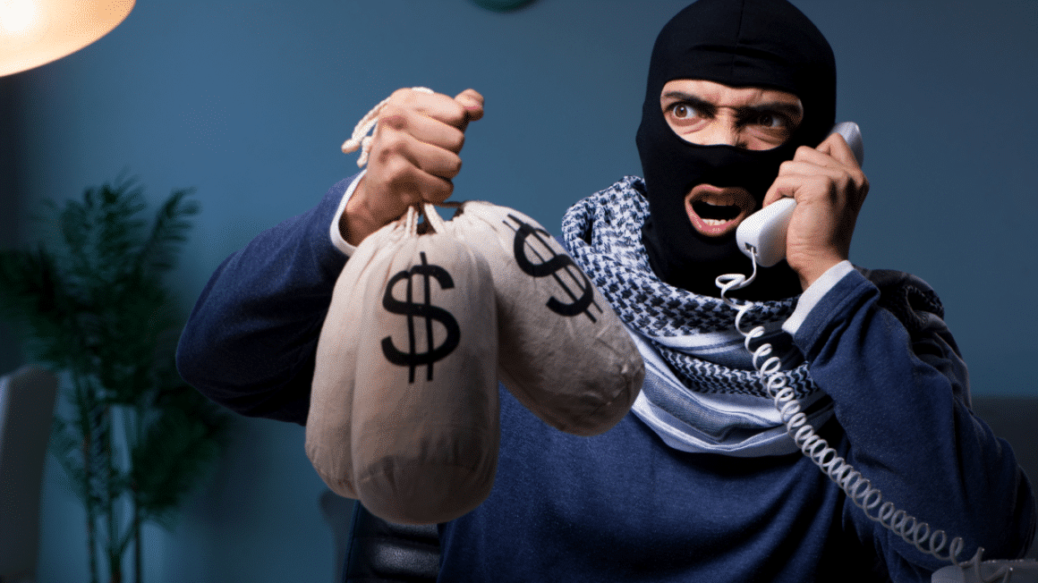 Un criminel demandant une rancon