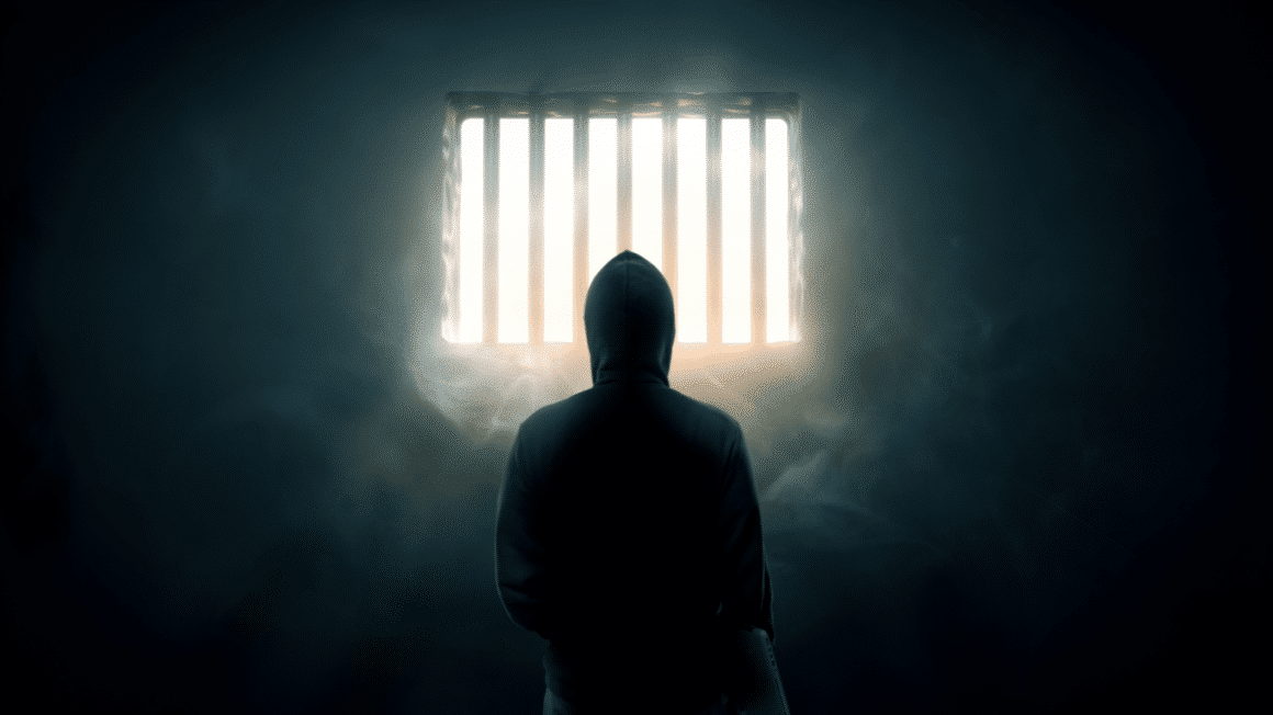 Un hacker dans une cellule de prison