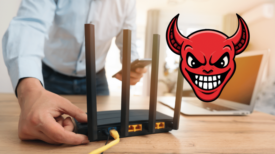 Un routeur compromis par un acteur malveillant