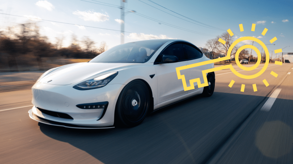 Une cle pour ouvrir une voiture connectee