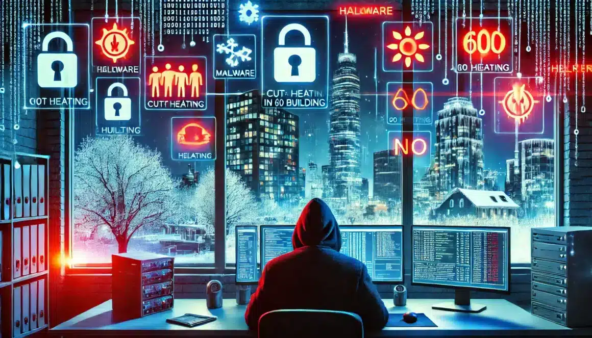 DALL·E 2024 08 01 09.29.06 cyberattack using malware to cut off heating