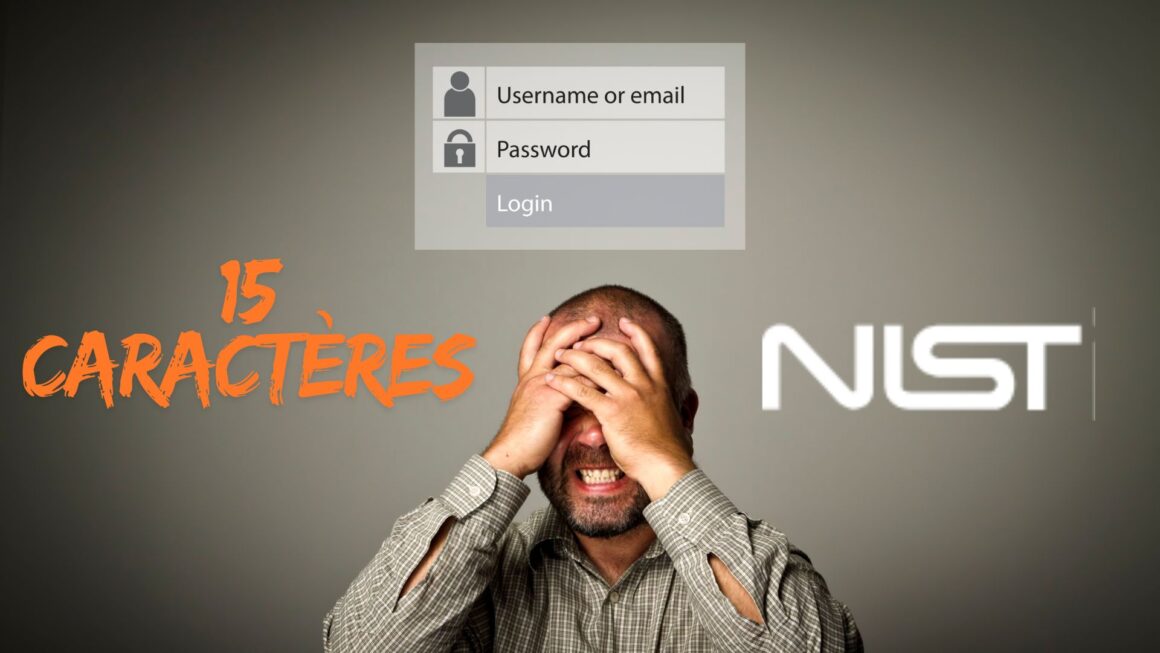 15 caracteres attendus pour les mots de passe