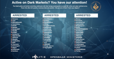 Bohemia and Cannabia Dark Web Markets Taken Down After Joint Police Operation