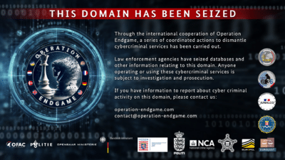 La plus grande opération jamais menée contre les botnets frappe l'écosystème des logiciels malveillants de type dropper | Europol