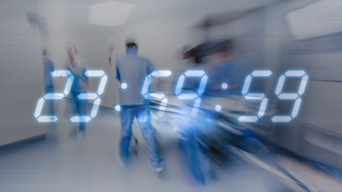 compte à rebours dans le secteur de la santé