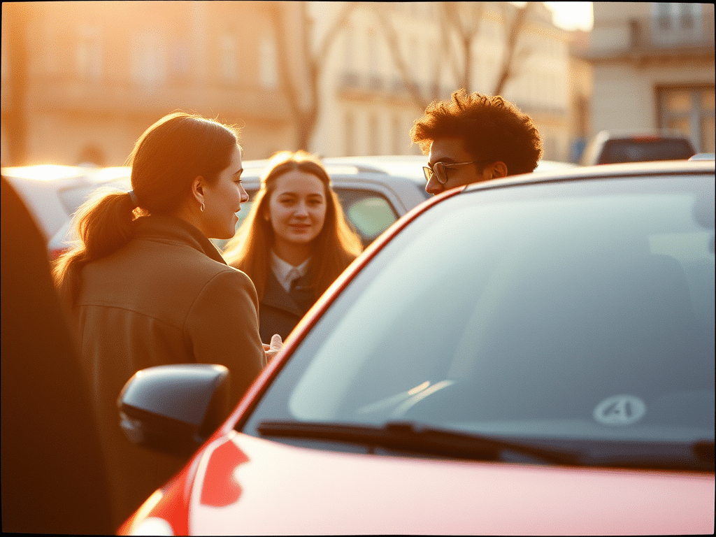 une location de voiture entre personnes