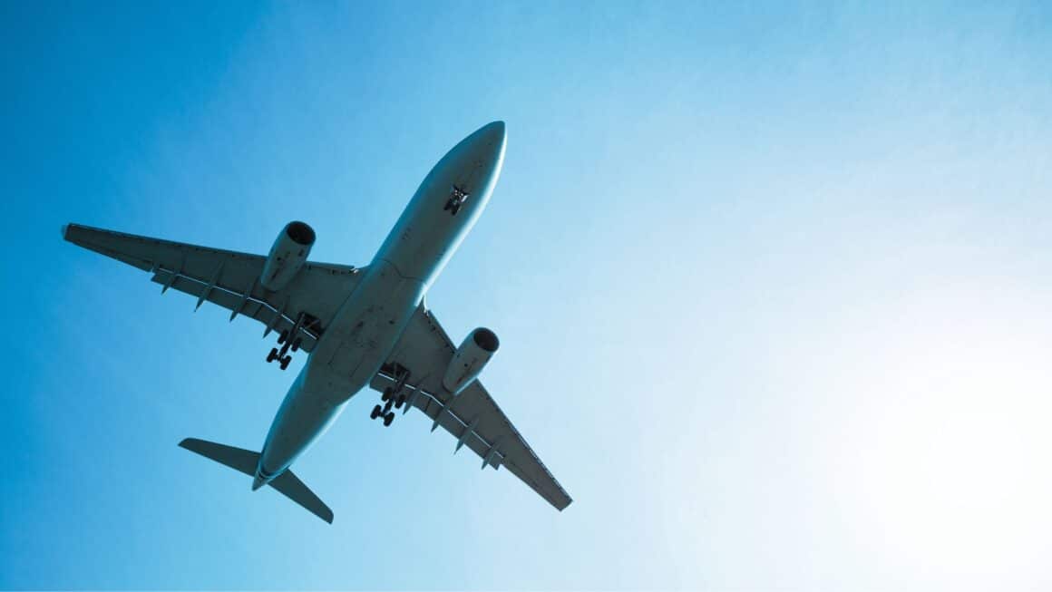 Un avion de ligne en final