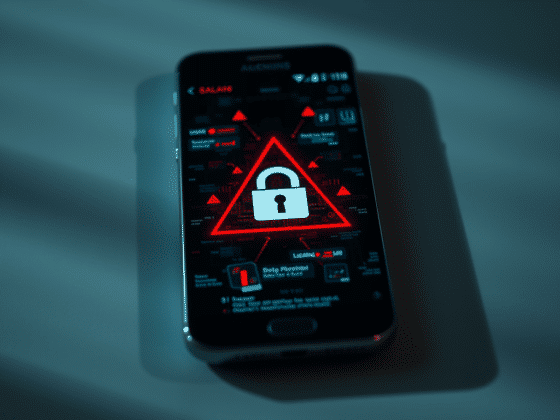 Une application mobile malveillante