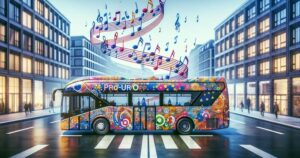 Des bus piratés font retentir des hymnes patriotiques pro-européens à Tbilissi et attaquent le gouvernement