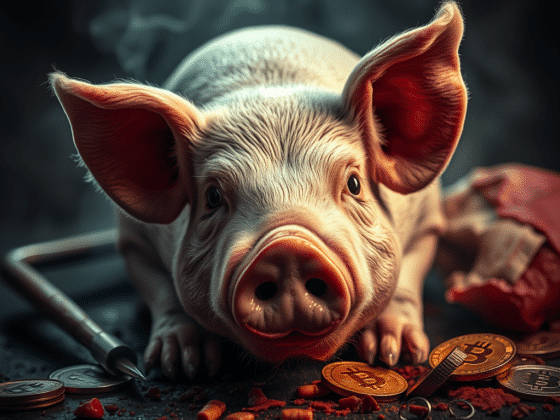 Le pig butchering avec les cryptomonnaies