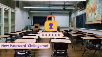 Le lycée a changé le mot de passe de chaque élève en « Ch@ngeme ! »