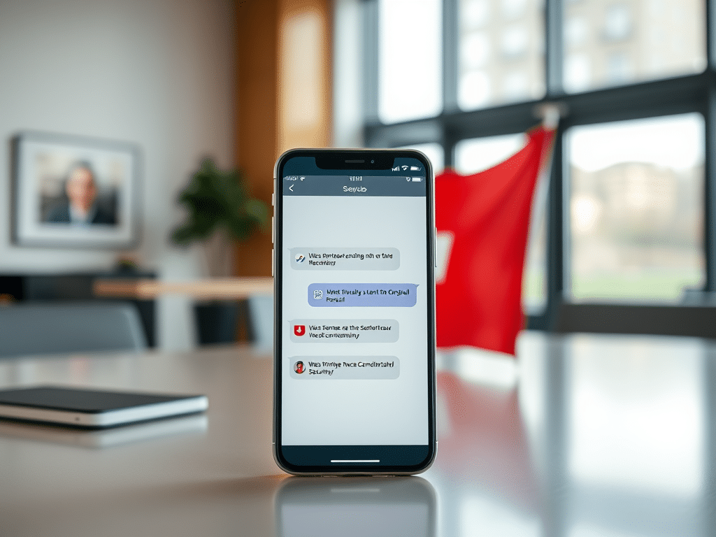 Un échange de messages sécurisé sur une app suisse