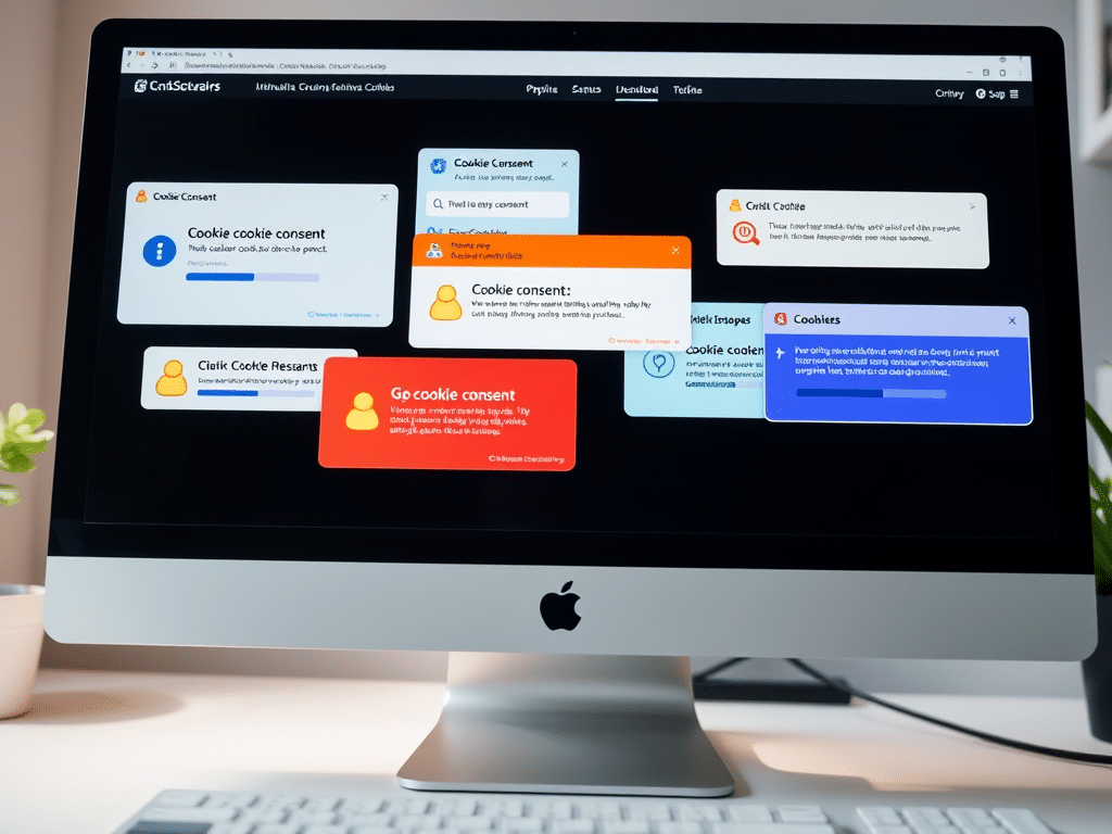 Les consentements de cookies sur les sites internet