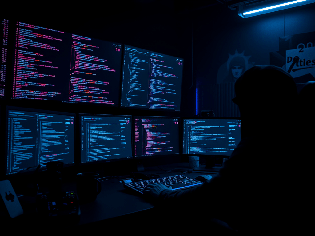 un hacker dans le crime organisé