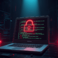un ransomware qui chiffre des données dans un monde numérique