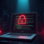 un ransomware qui chiffre des données dans un monde numérique