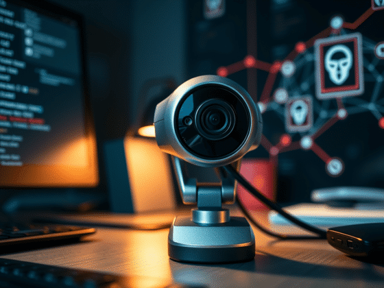 Une webcam piratée