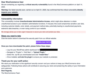 Une campagne de phishing à grande échelle cible les utilisateurs de WordPress WooCommerce