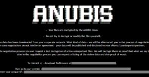 Le ransomware Anubis crypte et efface les fichiers, rendant la récupération impossible même après paiement