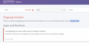 La panne mondiale d'Heroku perturbe les plateformes web du monde entier