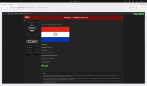 Le Paraguay a subi une violation de données : 7,4 millions de dossiers de citoyens ont été divulgués sur le Dark Web.