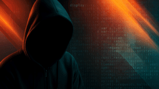 Image d'un pirate devant un fond numérique et utilisée pour la veille hebdomadaire dans la catégorie perte et fuite de données