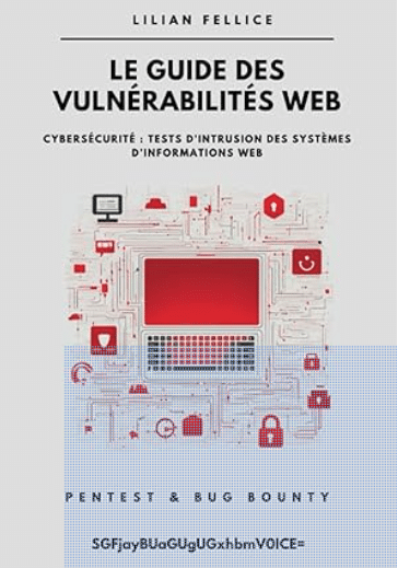 Page frontale du livre Cybersécurité : tests d’intrusion des systèmes d’informations web