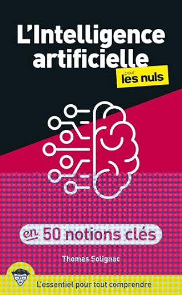 Page frontale du livre L'intelligence artificielle en 50 notions clés pour les Nuls