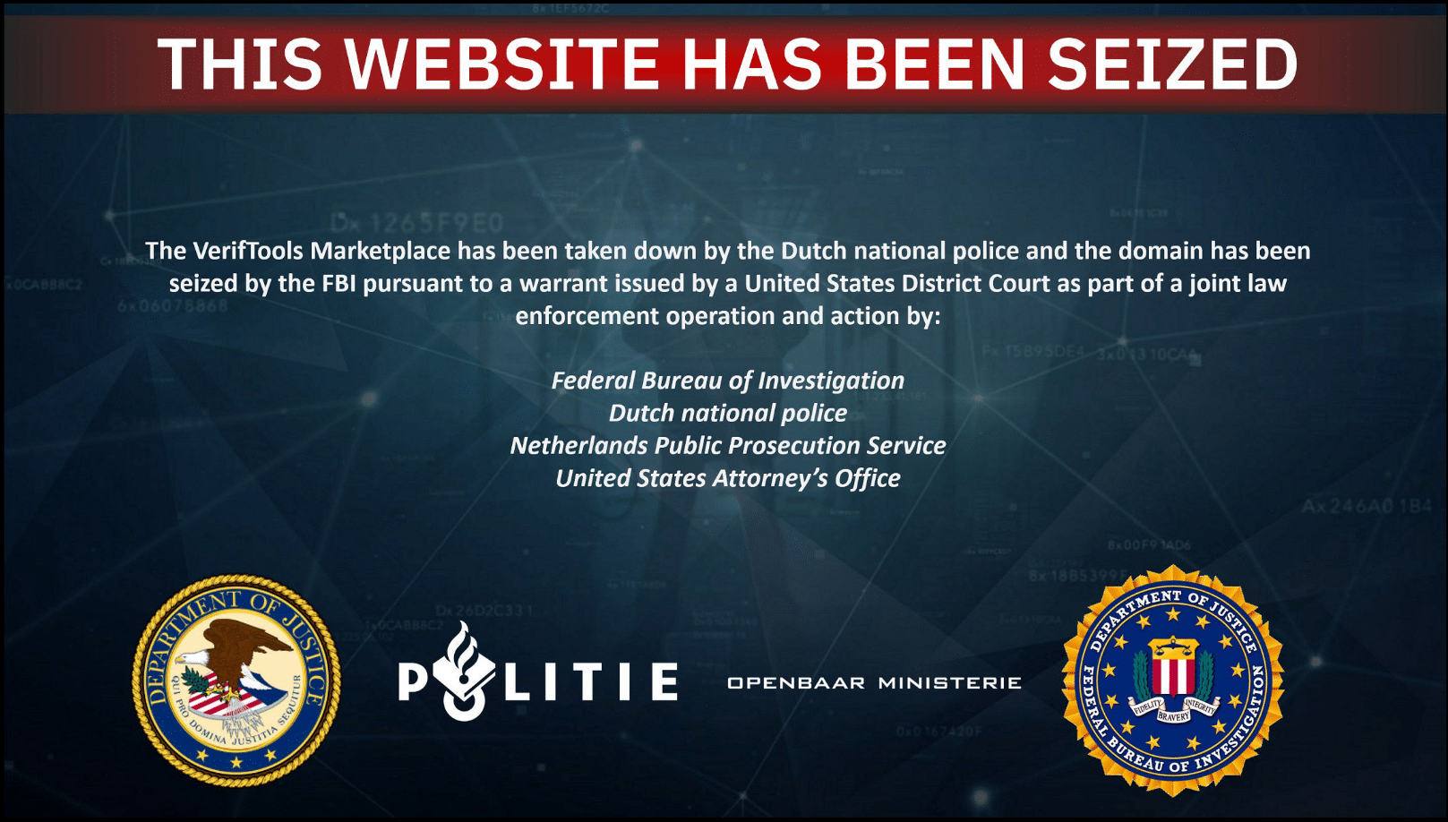 Le FBI saisit le site de fuite de données Handala après la cyberattaque de Stryker