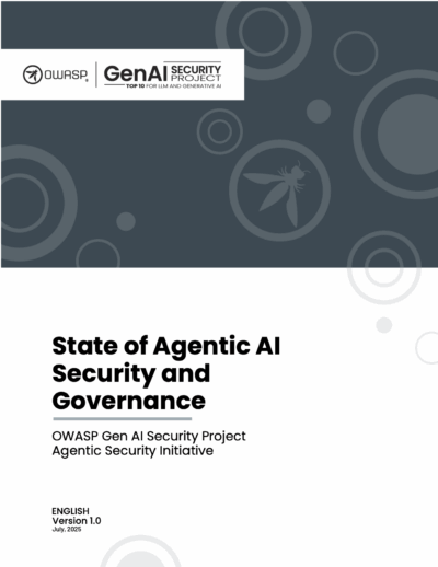 État de la sécurité et de la gouvernance de l'IA agentique 1.0