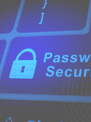 Fuite mondiale : 183 millions d’identifiants volés ajoutés à Have I Been Pwned 30 Clavier rétroéclairé mettant en avant une touche bleue avec un cadenas et le texte « Password Security », symbolisant la sécurité des mots de passe en informatique et la protection des données personnelles.