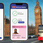 BritCard : la future carte d’identité numérique britannique fait polémique 1 Application BritCard affichant une identité numérique britannique devant Big Ben