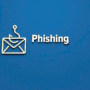 Illustration minimaliste sur fond bleu représentant une enveloppe accrochée à un hameçon, symbole du phishing, accompagnée du mot « Phishing » en lettres blanches. Logo « dcod » visible en bas à droite.