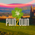 Pwn2Own Ireland 2025 : 73 failles zero-day révélées pour 1 million $ de primes 14 Logo du concours de hacking éthique « Pwn2Own Ireland » sur fond de paysage irlandais verdoyant avec un château et des collines en arrière-plan, sous une lumière dorée du soir.